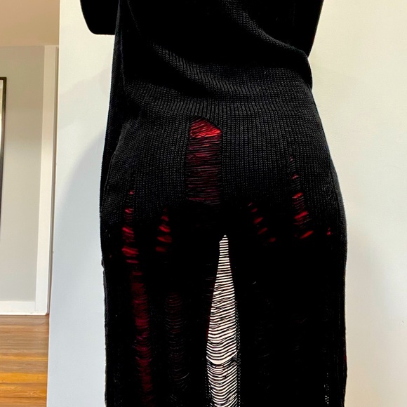 Long grungy cardigan - Picture 2 of 6